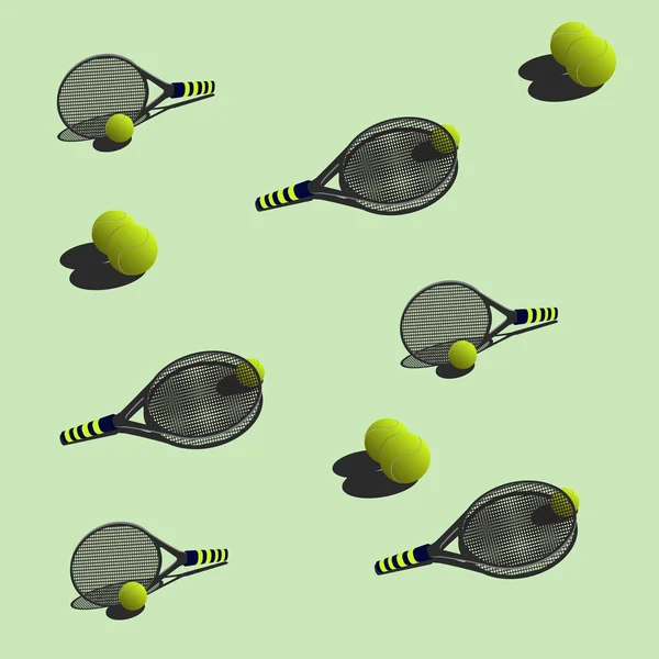 Seamless pattern tennis
